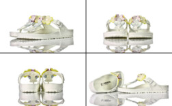 Birkenstock Gizeh Weiß Blumen Eva