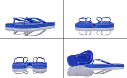 Zehentrenner Blau Bling Bling