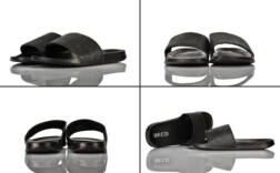 Badeschuhe Schwarz Glitzer Beco