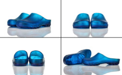 Clogs Blau Gummi