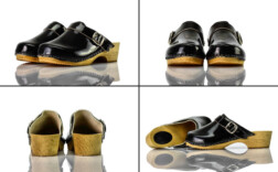 Clogs Schwarz Lack