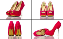 Pumps Peeptoe Plateau Rosa Ideal