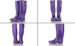 Gummistiefel Lila NoName