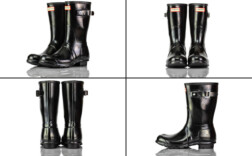 Gummistiefel Mittel Schwarz Hunter