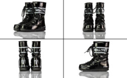 Moonboots Tecnica Lack Schwarz