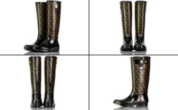 Gummistiefel Schwarz Lack Guess