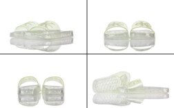 Badeschuhe Durchsichtig Pvc Calvin Klein