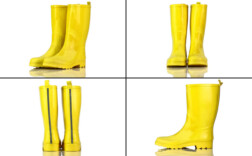 Gummistiefel Mittel Gelb