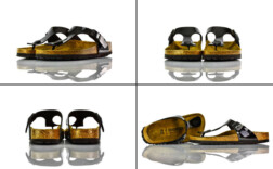 Birkenstock Gizeh Schwarz Lack V2