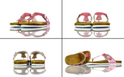 Zehentrenner Rosa Glitzer