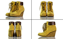 Stiefel Kurz Keilabsatz Sand Graceland