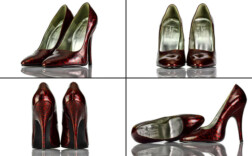Pumps Weinrot Lack Yasmina von Wissmann