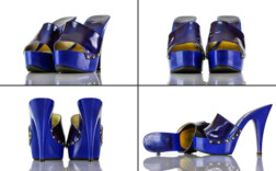 Zoccolis Plateau Blau Lack Metallic