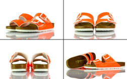 Birkenstock Arizona Neon Orange Lack