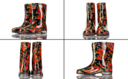 Gummistiefel Mittel Blumen BlackFox