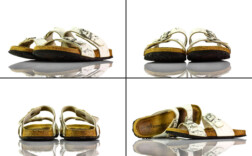 Pantoletten Marmor Lack Soft Comfort