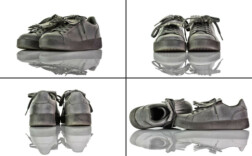 Sneakers Grau Silber Fluoreszierend CLO