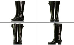 Gummistiefel Absatz Schwarz Guy Bianchet