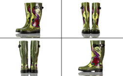 Gummistiefel Grau Grafiti One Love