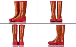 Gummistiefel Rosa Braun Esprit