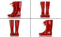 Gummistiefel Rot Schnürung Esprit