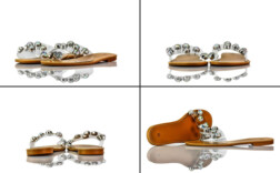 Pantoletten BlingBling Transparent Pvc