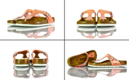 Birkenstock Gizeh Coral Peach Lack