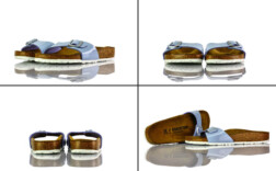 Birkenstock Madrid Hellblau Lack