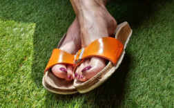Birkenstock Madrid Orange Lack