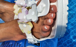 Birkenstock Gizeh Weiß Blumen Eva