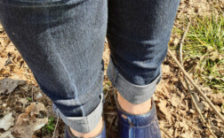 Clogs Sanita Blau Lack
