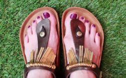 Birkenstock Gizeh Graceful Toffee Fringe