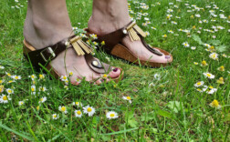 Birkenstock Gizeh Graceful Toffee Fringe