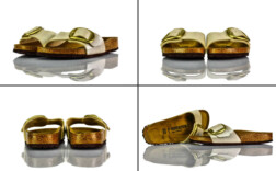 Birkenstock Madrid Big Buckle Graceful Pearl White