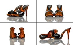 Zoccolis Schwarz Lack Kiara Shoes