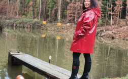 Gummistiefel Absatz Schwarz Rot Gioseppo