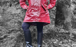 Gummistiefel Absatz Schwarz Rot Gioseppo