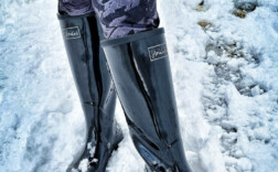 Gummistiefel Joules Schwarz Glossy