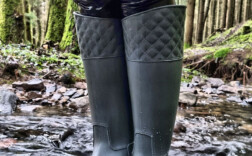 Gummistiefel Grau Lack