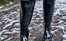 Gummistiefel Joules Schwarz Glossy