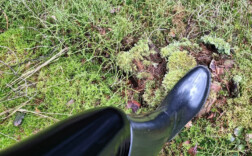 Gummistiefel Reitstiefel Schwarz