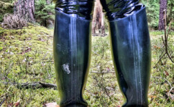 Gummistiefel Reitstiefel Schwarz