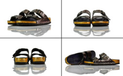 Birkenstock Arizona Metallic Stones Black