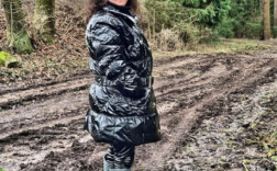 Gummistiefel Grau Lack