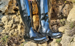 Gummistiefel Hunter Schwarz Glossy
