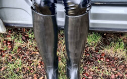 Gummistiefel Reitstiefel Schwarz