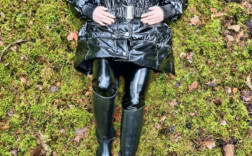 Gummistiefel Reitstiefel Schwarz