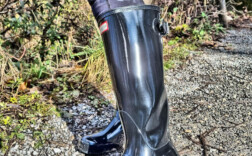 Gummistiefel Hunter Schwarz Glossy