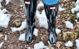 Gummistiefel Hunter Schwarz Glossy