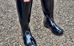 Gummistiefel Hunter Schwarz Glossy
